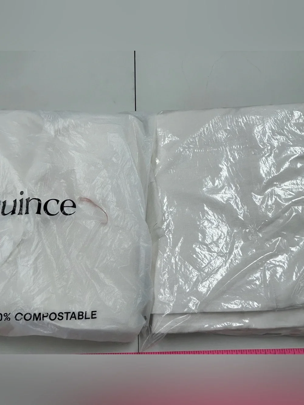 NWT QUINCE Set Of 2 48x108 European Linen Curtains Cream 8809